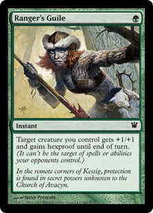 [201]【EN】【FOIL】レインジャーの悪知恵/Ranger's Guile【ISD】[C][緑]