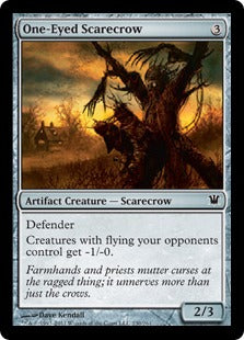[230]【EN】【FOIL】片目のカカシ/One-Eyed Scarecrow【ISD】[C][茶]