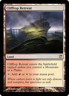 [238]【EN】【FOIL】断崖の避難所/Clifftop Retreat【ISD】[R][土地]
