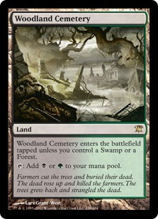 [249]【EN】【FOIL】森林の墓地/Woodland Cemetery【ISD】[R][土地]