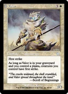 [032]【EN】【FOIL】武勇/Valor【JUD】[U][白]