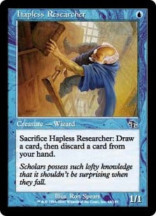 [042]【EN】【FOIL】不運な研究者/Hapless Researcher【JUD】[C][青]