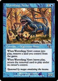 [059]【JP】【FOIL】寄生牙のイモリ/Wormfang Newt【JUD】[C][青]