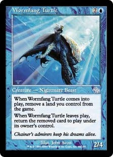 [060]【EN】寄生牙の亀/Wormfang Turtle【JUD】[U][青]