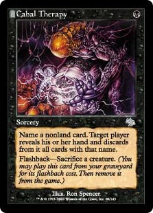 [062]【EN】【FOIL】陰謀団式療法/Cabal Therapy【JUD】[U][黒]