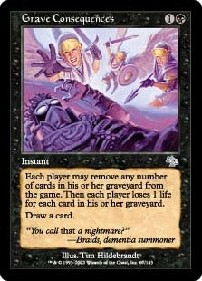 [067]【JP】【FOIL】悲惨な結末/Grave Consequences【JUD】[U][黒]
