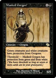 [069]【JP】【FOIL】仮面のゴルゴン/Masked Gorgon【JUD】[R][黒]