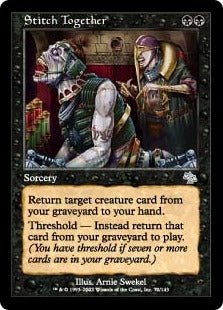 [072]【JP】【FOIL】縫合/Stitch Together【JUD】[U][黒]