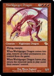 [103]【EN】世界喰らいのドラゴン/Worldgorger Dragon【JUD】[R][赤]