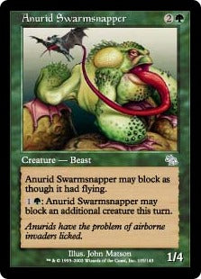 [105]【EN】群れ叩きアヌーリッド/Anurid Swarmsnapper【JUD】[U][緑]