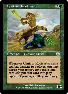 [109]【EN】【FOIL】根づけケンタウロス/Centaur Rootcaster【JUD】[C][緑]