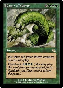 [110]【JP】【FOIL】ワームの突進/Crush of Wurms【JUD】[R][緑]