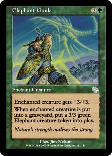 [111]【JP】【FOIL】象の導き/Elephant Guide【JUD】[U][緑]
