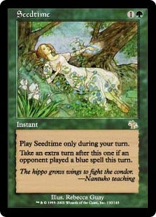 [130]【JP】【FOIL】種蒔き時/Seedtime【JUD】[R][緑]