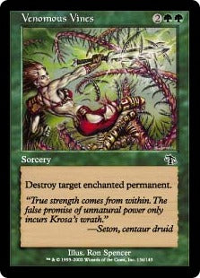 [136]【JP】【FOIL】毒ヅタ/Venomous Vines【JUD】[C][緑]