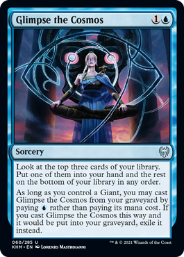 [060]【EN】星界の瞥見/Glimpse the Cosmos【KHM】[U][青]