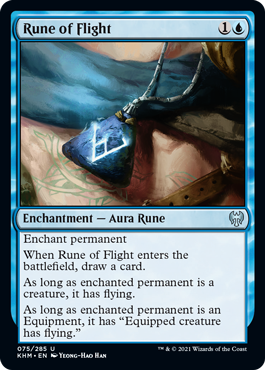 [075]【EN】飛行のルーン/Rune of Flight【KHM】[U][青]