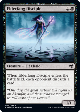 [093]【EN】古牙の信奉者/Elderfang Disciple【KHM】[C][黒]