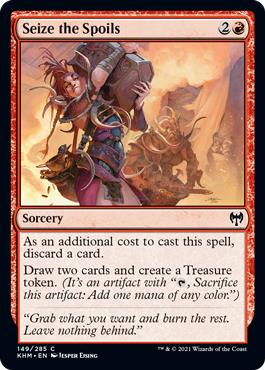 [149]【EN】戦利品奪取/Seize the Spoils【KHM】[C][赤]