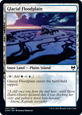 [257]【EN】氷河の氾濫原/Glacial Floodplain【KHM】[C][土地]
