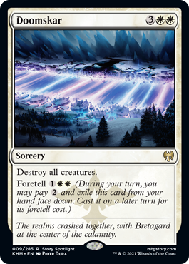 [009]【EN】【FOIL】ドゥームスカール/Doomskar【KHM】[R][白]