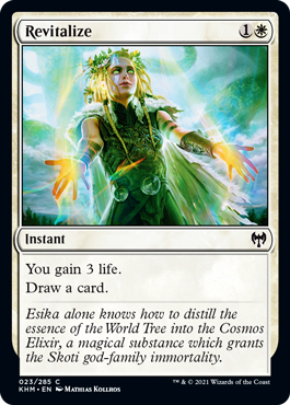 [023]【EN】【FOIL】活力回復/Revitalize【KHM】[C][白]
