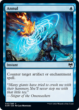 [042]【EN】【FOIL】無効/Annul【KHM】[C][青]