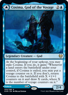 [050]【EN】【FOIL】航海の神、コシマ/Cosima, God of the Voyage【KHM】[R][青]