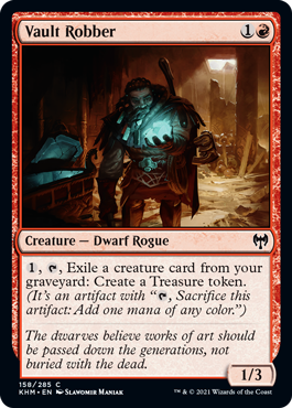 [158]【EN】【FOIL】玄室荒らし/Vault Robber【KHM】[C][赤]