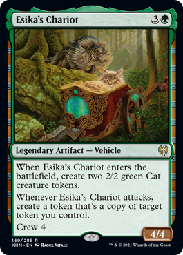 [169]【EN】【FOIL】エシカの戦車/Esika's Chariot【KHM】[R][緑]