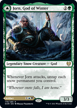 [179]【EN】【FOIL】冬の神、ヨーン/Jorn, God of Winter【KHM】[R][緑]