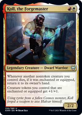 [220]【EN】【FOIL】鍛冶場主、コル/Koll, the Forgemaster【KHM】[U][多色]