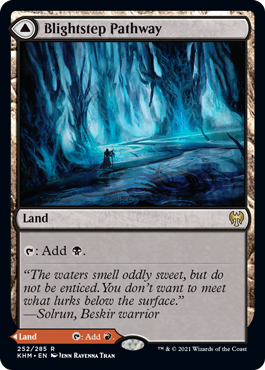 [252]【EN】【FOIL】荒廃踏みの小道/Blightstep Pathway【KHM】[R][土地]