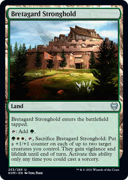 [253]【EN】【FOIL】ブレタガルドの要塞/Bretagard Stronghold【KHM】[U][土地]