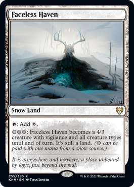 [255]【EN】【FOIL】不詳の安息地/Faceless Haven【KHM】[R][土地]