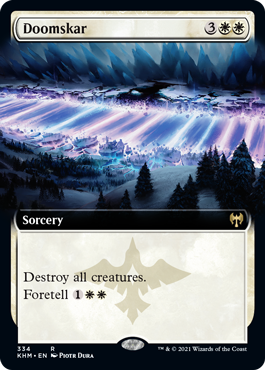 [334]【EN】【FOIL】■拡張アート■ドゥームスカール/Doomskar【KHM】[R][白]