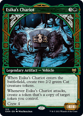 [315]【EN】【FOIL】■ショーケース■エシカの戦車/Esika's Chariot【KHM】[R][緑]