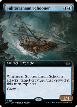 [365]【EN】■拡張アート■地底のスクーナー船/Subterranean Schooner【LCI】[R][青]