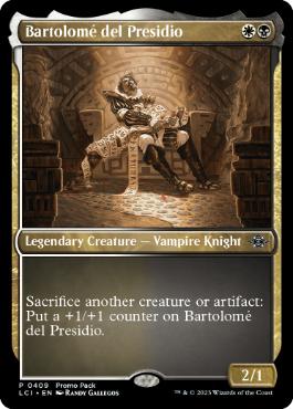 [409]【EN】■PROMO■バルトロメ・デル・プレシディオ/Bartolomé del Presidio【LCI】[U][多色]