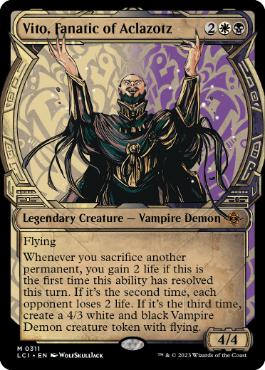 [311]【EN】■ショーケース■アクロゾズの狂信者、ヴィト/Vito, Fanatic of Aclazotz【LCI】[M][多色]