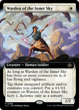 [359]【EN】【FOIL】■拡張アート■内なる空の管理人/Warden of the Inner Sky【LCI】[R][白]