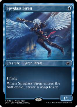 [405]【EN】【FOIL】■PROMO■遠眼鏡のセイレーン/Spyglass Siren【LCI】[U][青]