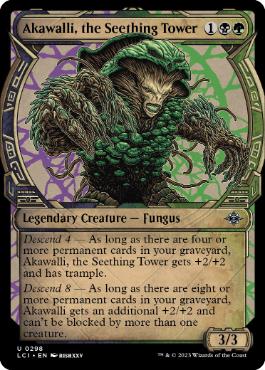 [298]【EN】【FOIL】■ショーケース■煮えたぎる塔、アカワリ/Akawalli, the Seething Tower【LCI】[U][多色]