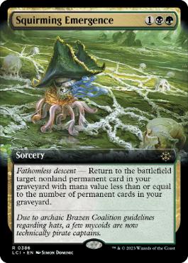 [386]【EN】【FOIL】■拡張アート■もがく出現/Squirming Emergence【LCI】[R][多色]