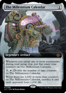 [388]【EN】【FOIL】■拡張アート■千年暦/The Millennium Calendar【LCI】[M][茶]