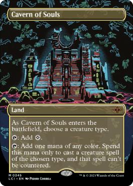 [345]【EN】【FOIL】■ボーダーレス■魂の洞窟/Cavern of Souls【LCI】[M][土地]