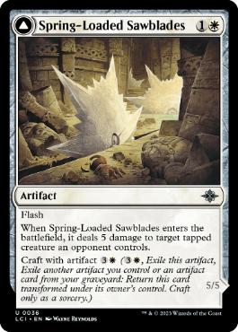[036]【EN】バネ仕掛けの鋸刃/Spring-Loaded Sawblades【LCI】[U][白]