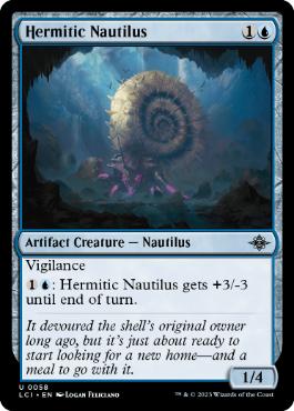 [058]【EN】隠遁のオウムガイ/Hermitic Nautilus【LCI】[U][青]