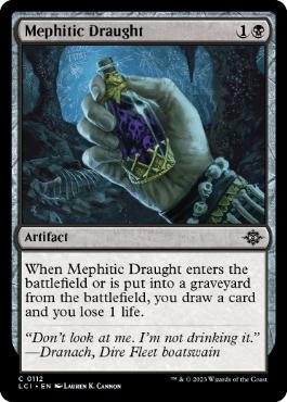 [112]【EN】毒気の薬/Mephitic Draught【LCI】[C][黒]