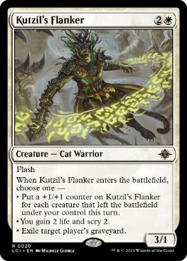 [020]【EN】【FOIL】クチルの側衛/Kutzil's Flanker【LCI】[R][白]